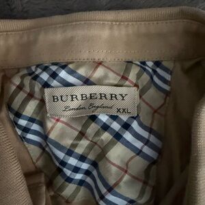 Kid Burberry Beige and Blue Plaid Shirt XXL